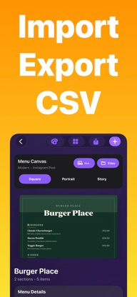 Menu Maker+ screenshot 5