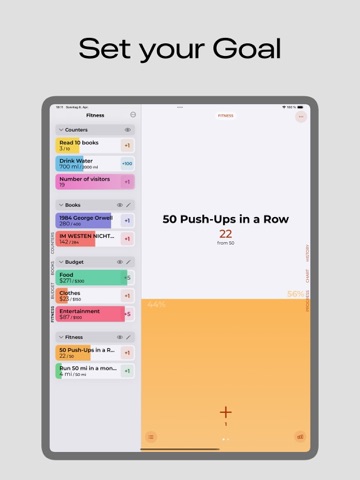 Counter - Progress Tracker iPad screenshot