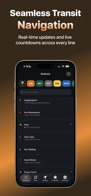MetroGO: KL MRT LRT KTM Train screenshot 1