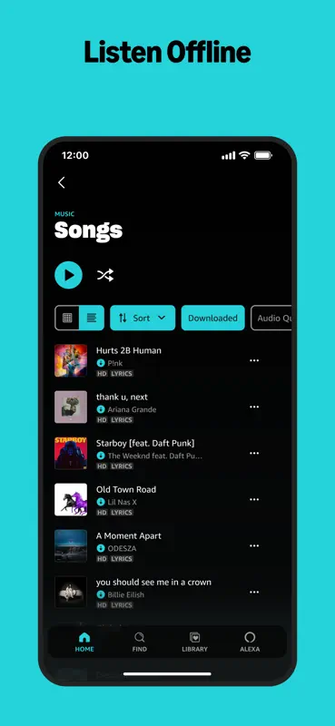 Amazon Music: Songs & Podcasts screenshot 6 of 8