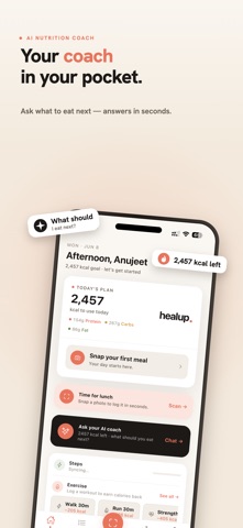 Healup: AI Calorie Tracker Screenshot 4 of 6
