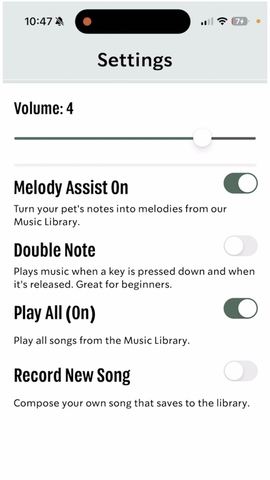 #1. Pet Piano (iOS) بواسطة: Aaron Benitez