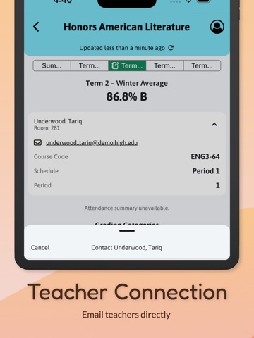 Grade Corner iPad screenshot 5