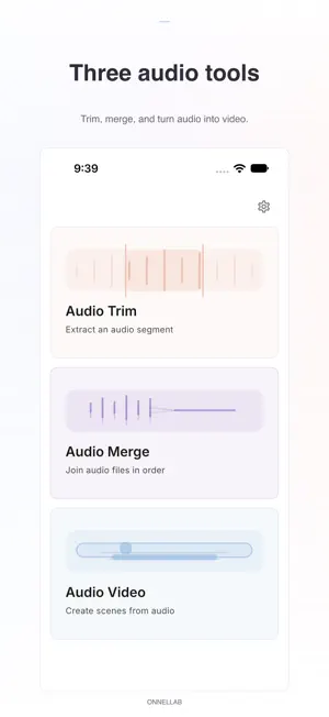 Segra - Audio Cutter & Merger screenshot 1