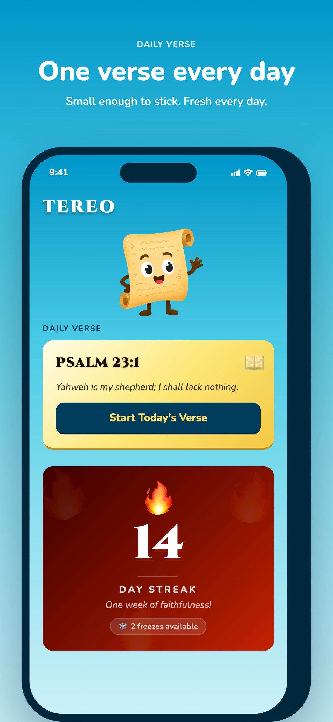 Screenshot 2 of Tereo — Bible Memorization