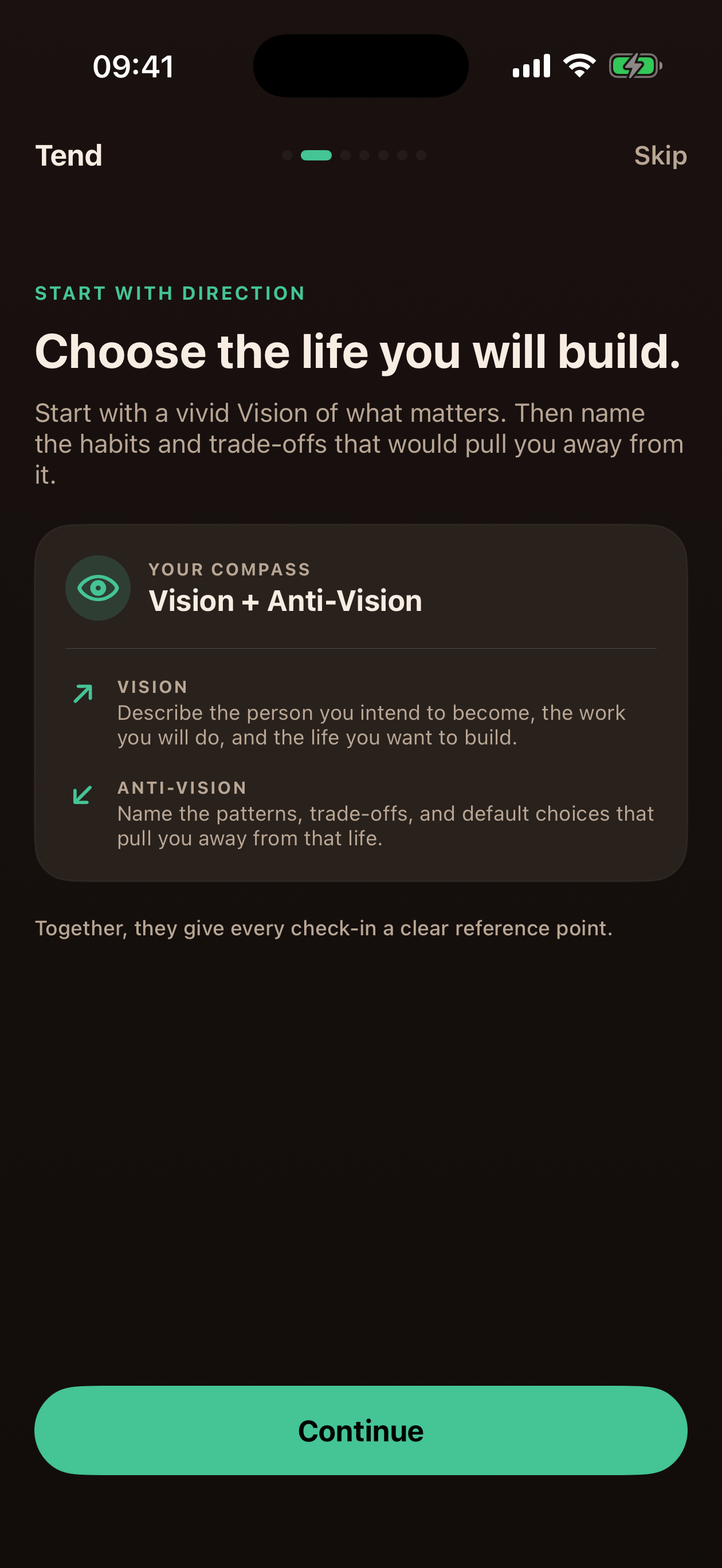 Tend: Recalibrate screenshot 2
