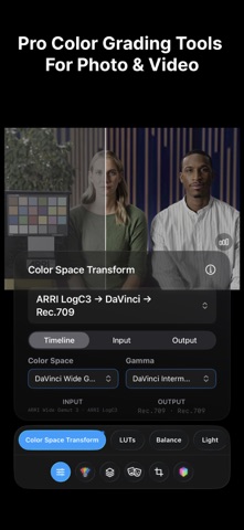 Color Grade Video - PeekLut iPhone screenshot