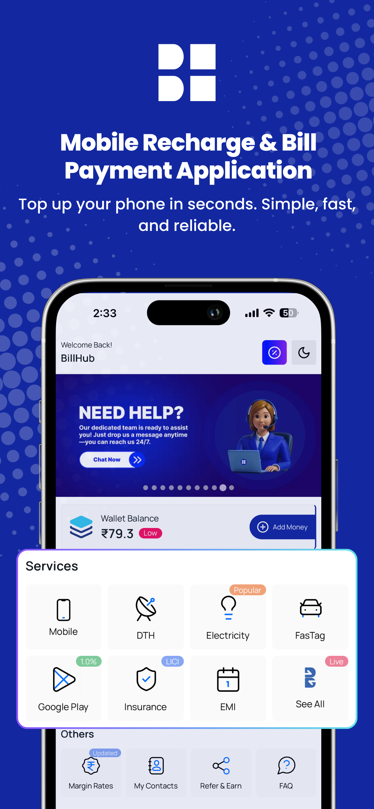 BillHub: Recharge App