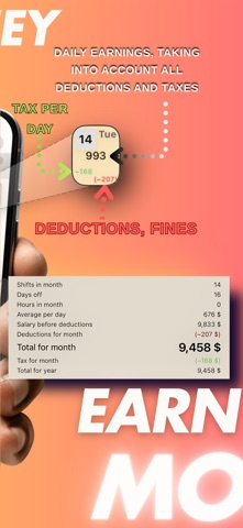 Your salary - Shift calendar Screenshot 2 of 6