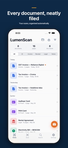 LumenScan: Private PDF Scanner Screenshot 1 of 6