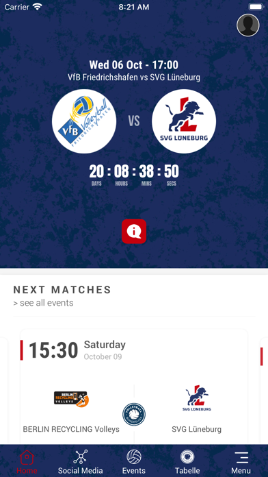 SVG Lüneburg app screenshot