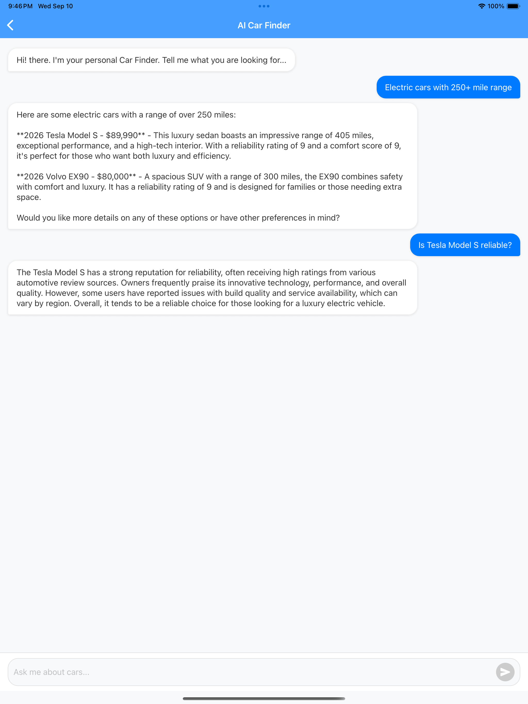 AI Car Search