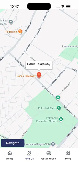 Danis Takeaway Bonnyrigg screenshot 2