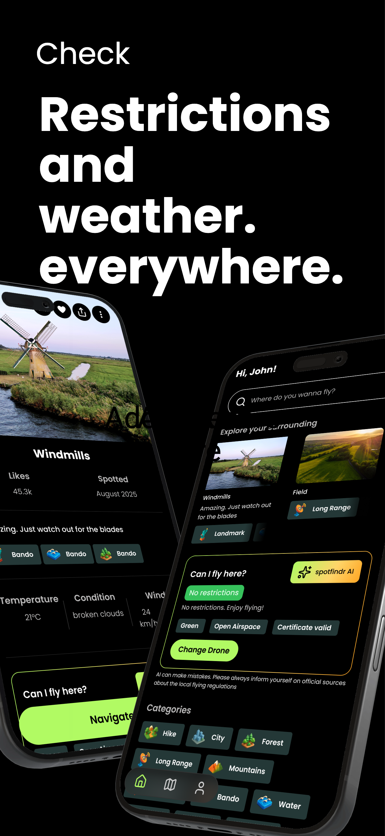 spotfindr: Drone No Fly Zones