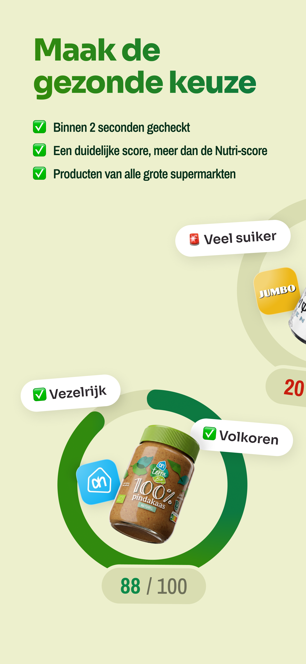 Winkelmandje - Voedingsscanner