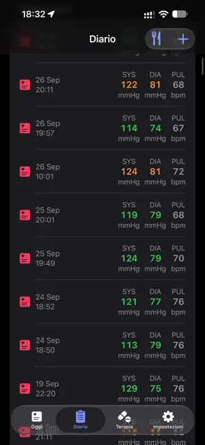 DPT Blood Pressure Diary screenshot 4