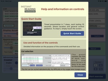 Instant Reading iPad screenshot