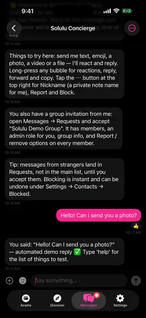 Solulu Wallet screenshot 2