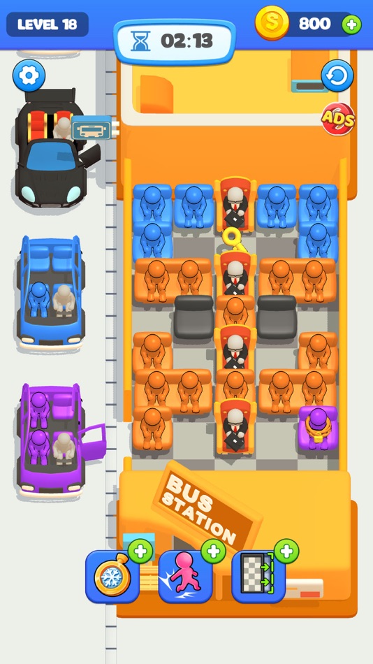 #4. Go Away - Bus Seat Game 3D (iOS) 由: Wonder Rush Technology Limited