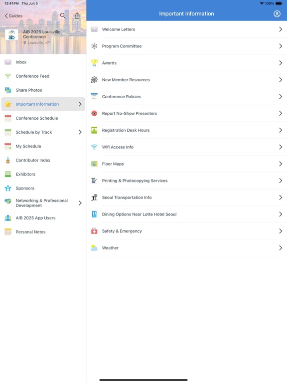 Screenshot #5 pour AIB Conferences and Events