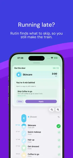 Rutin: Start on Time screenshot 4