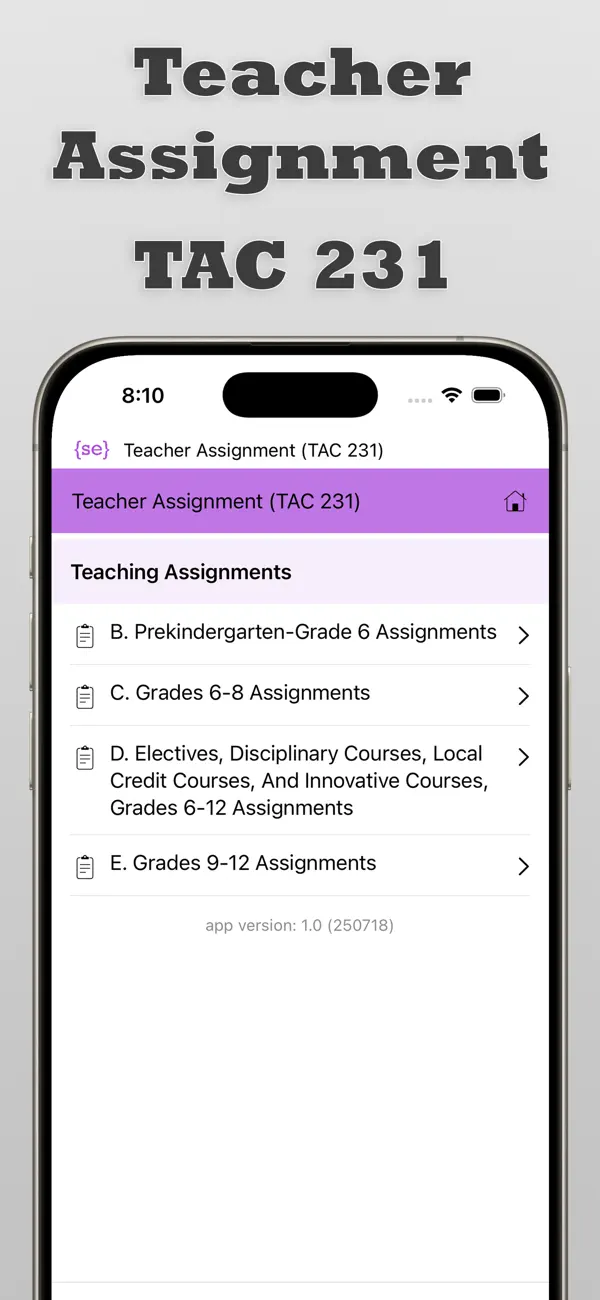 #1. Teacher Assignment (iOS) Von: James Smith