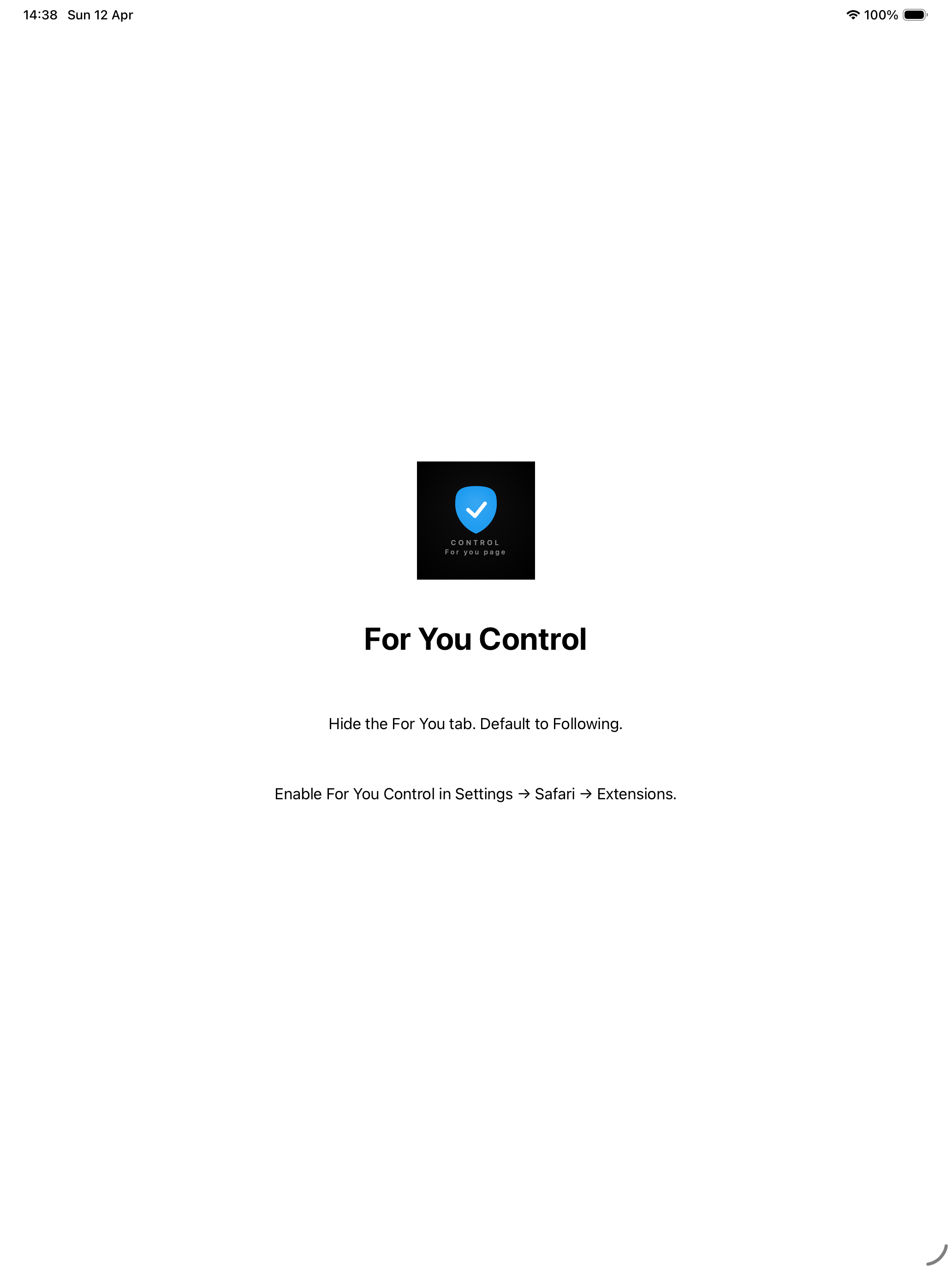 For You Control