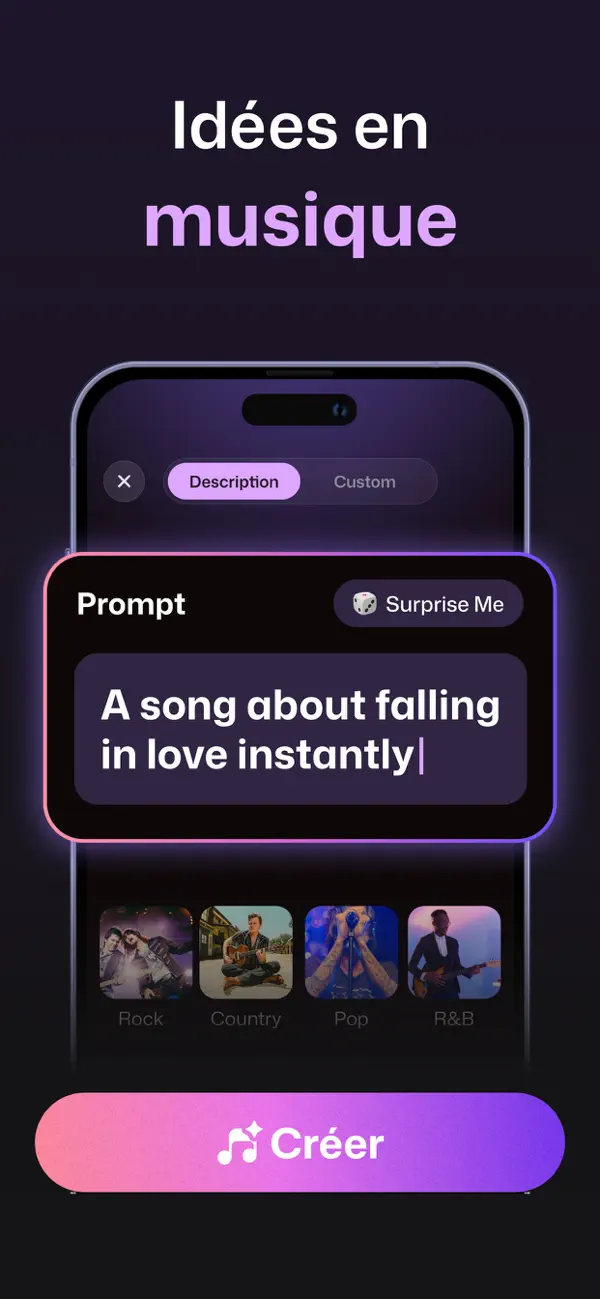 Screenshot #2 pour Créateur de musique IA