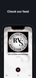 Radio Voie du Salut screenshot #2 for iPhone