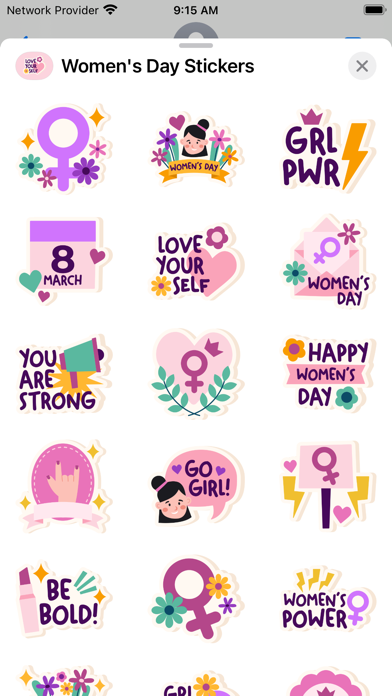 Screenshot #2 pour Women's Day Stickers- WAStickr