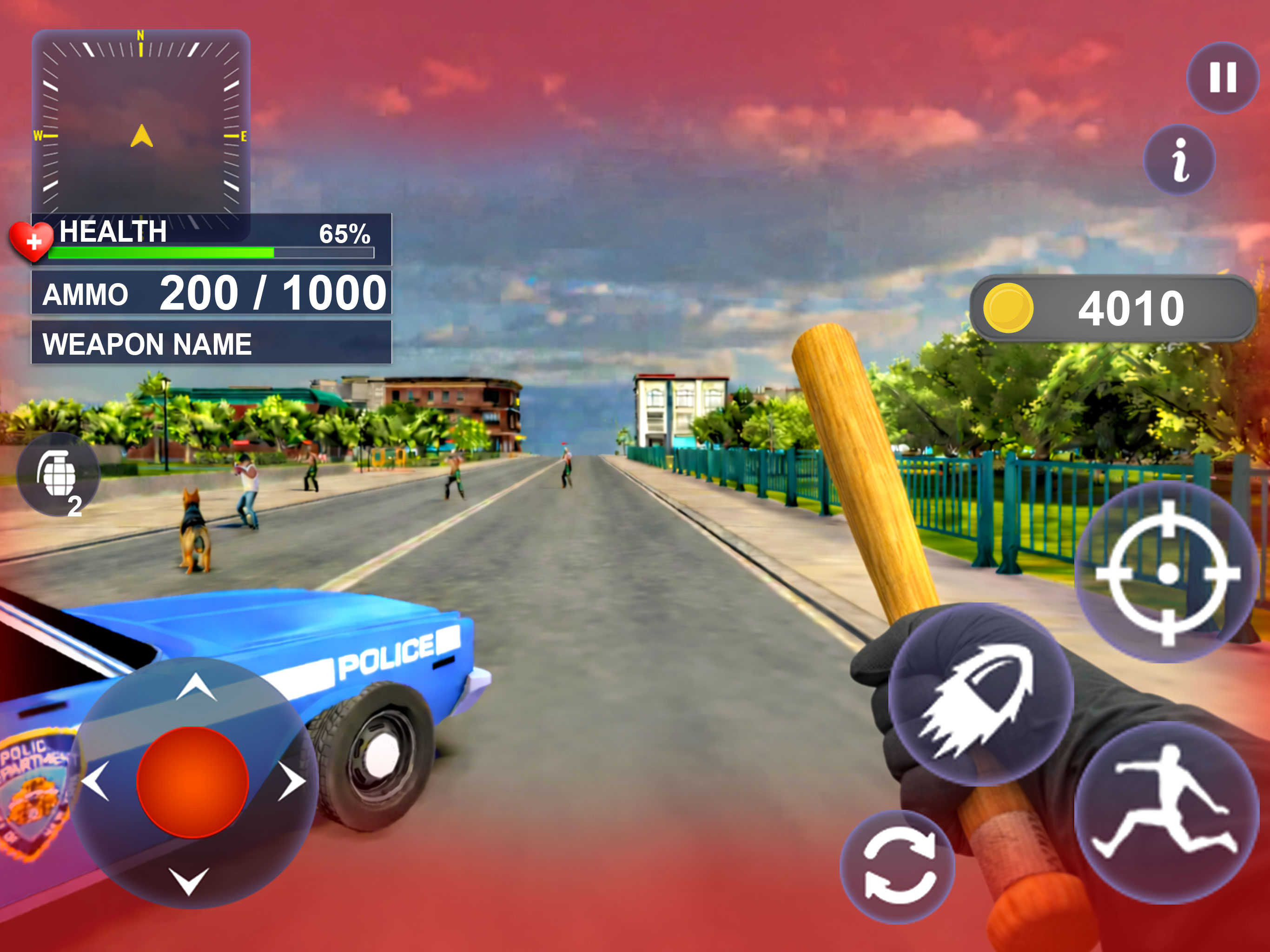Police Dog Crime Shooting Game