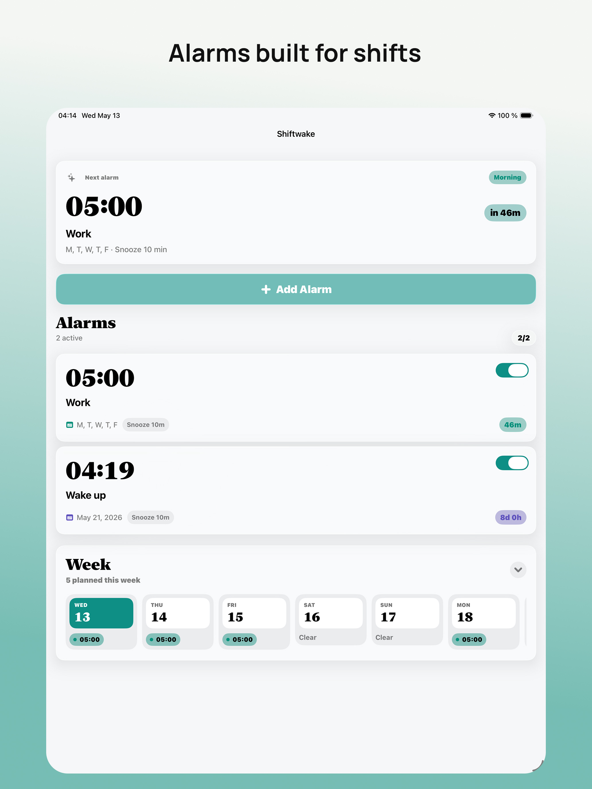 Shiftwake