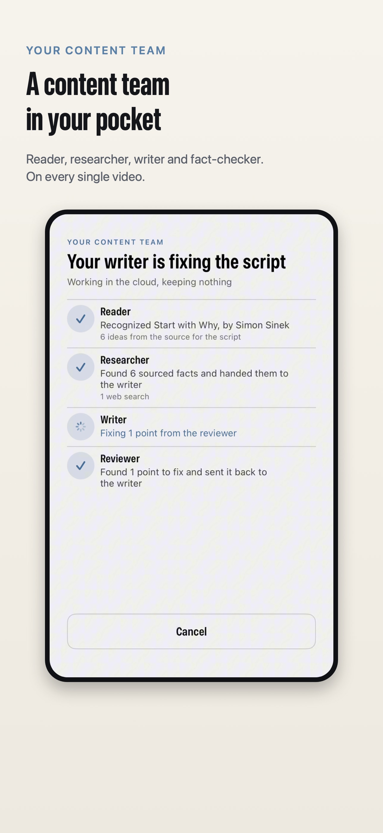 Screenshot 1 of Scriptroom: AI Script Writer