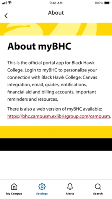 myBHC Mobile Screenshot