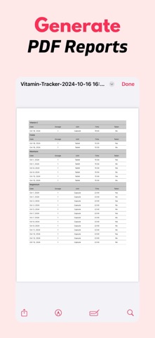 Vitamin Tracker Reminder VitUp Screenshot 4 of 6