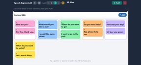 Speech Express AAC screenshot