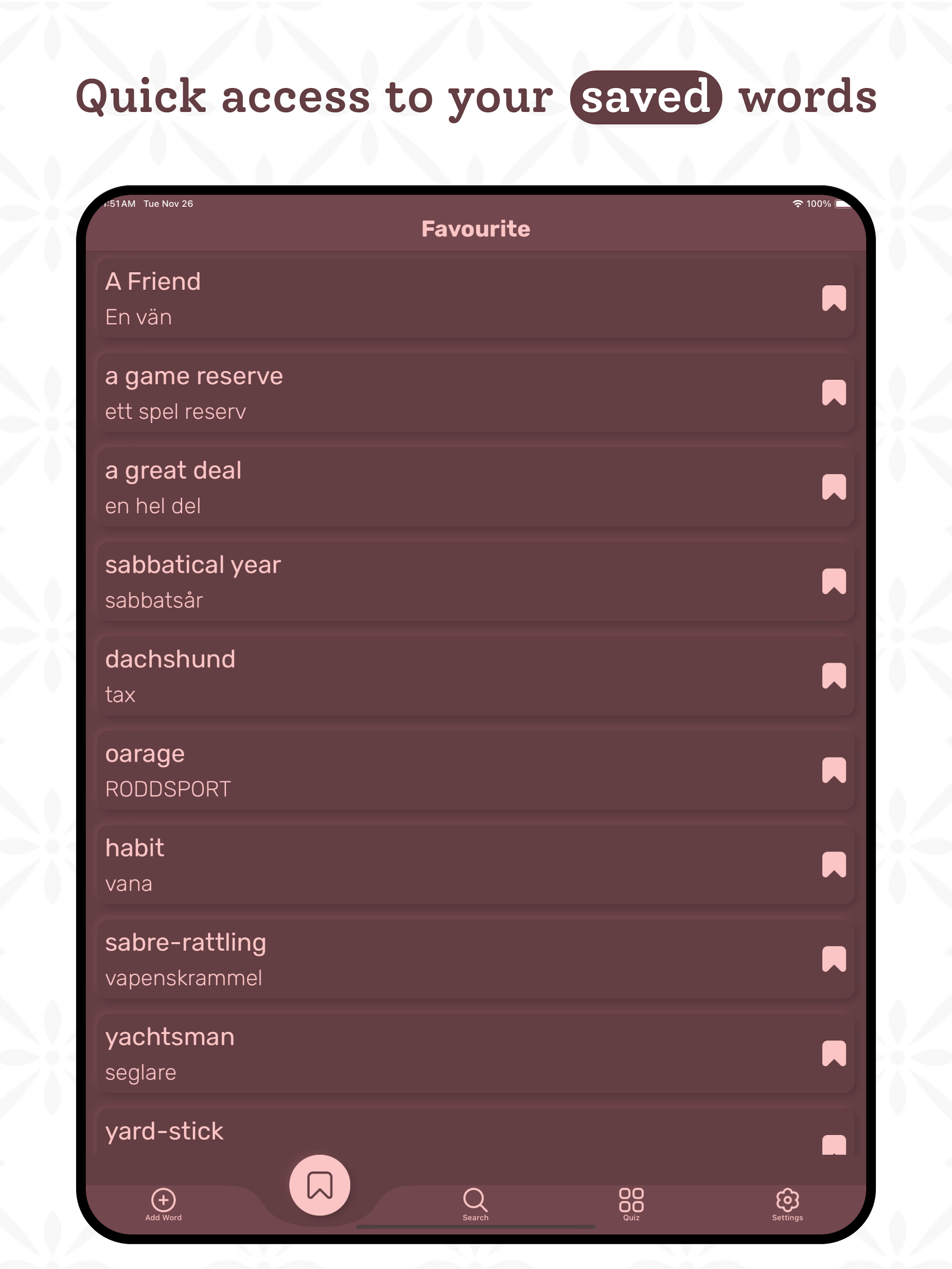 Swedish | Swedish Dictionary screenshot 12