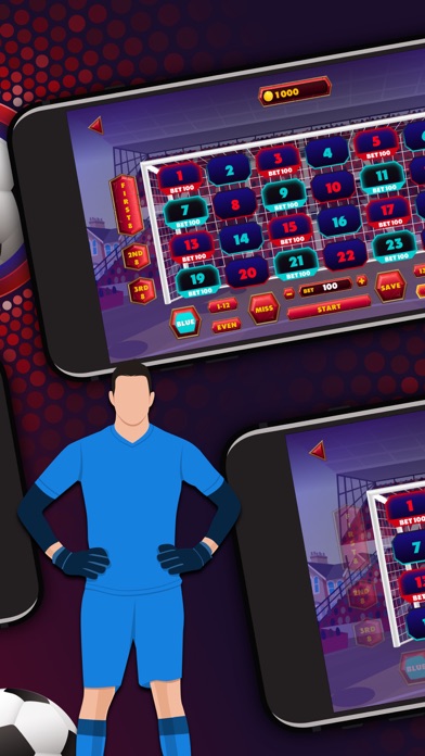 Neon Vegas Football Roulette Screenshot