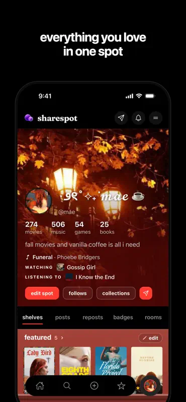 sharespot: social journal screenshot 1 of 8