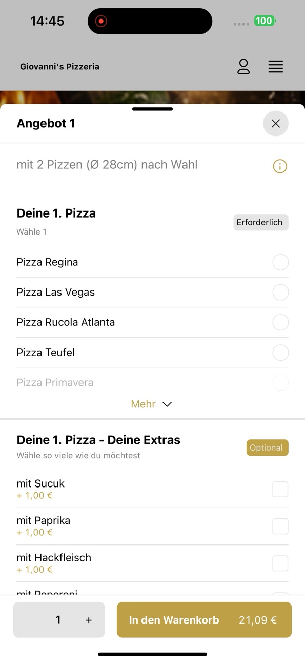 iPhone screenshot