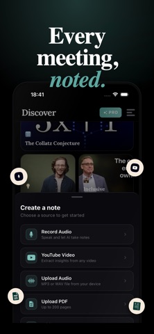Audio to Notes: FeyNote AI Screenshot 3 of 6