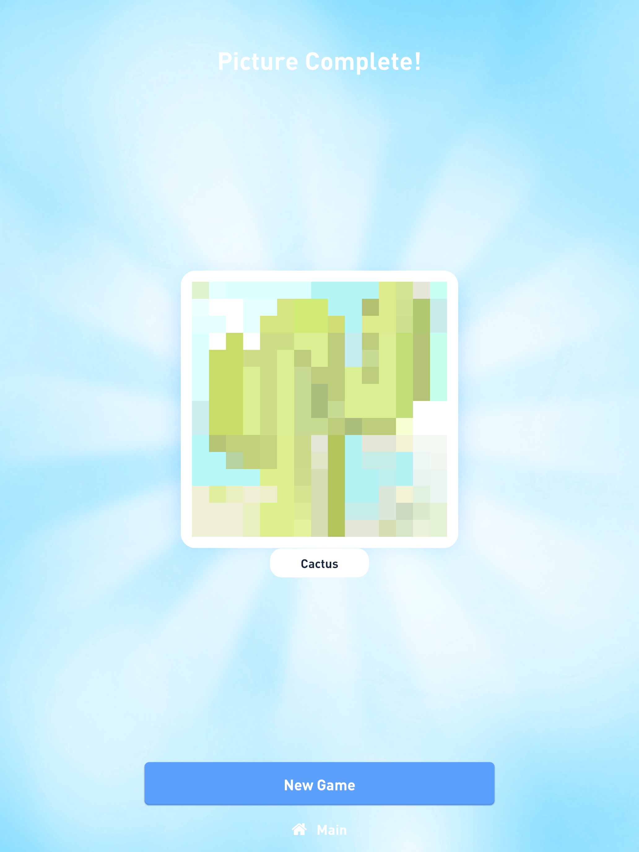 Picture Cross Logic Puzzle