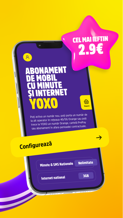 YOXO: Voce, Internet & Roaming iPhone screenshot 4 - Utilities app