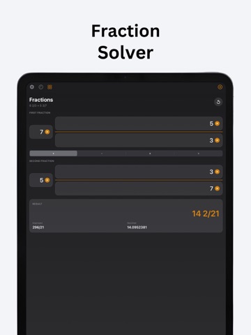 Calculator ۬ iPad screenshot