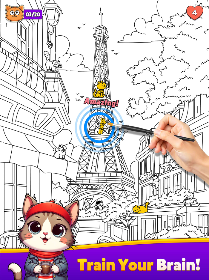 Spot The Cat- Hidden Objects