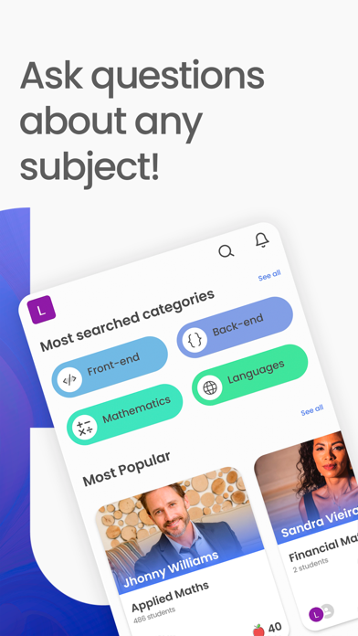 Study with Experts: Teacher.Ai Screenshot