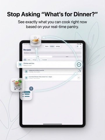 Smart Pantry: Cook & Scan iPad screenshot