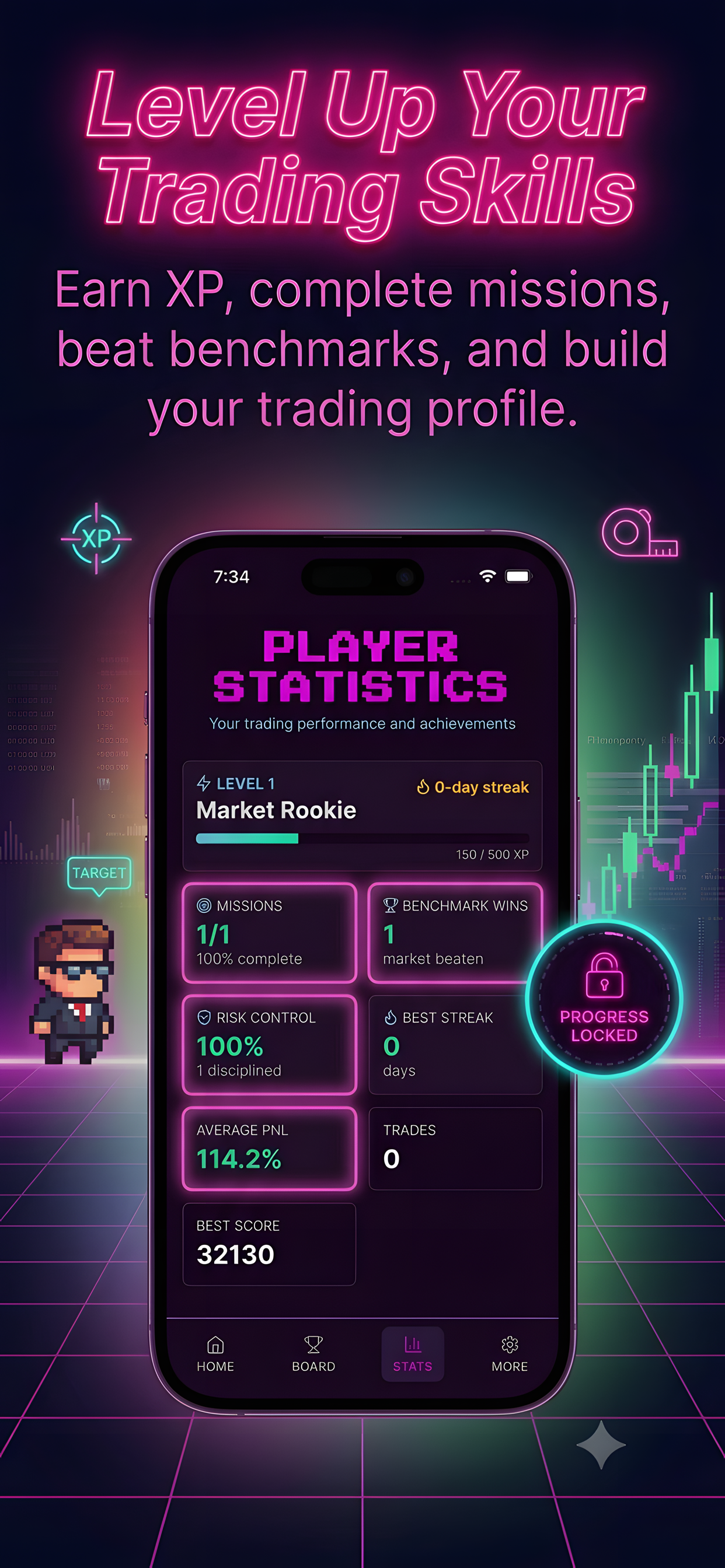 Synthwave Trader screenshot 4