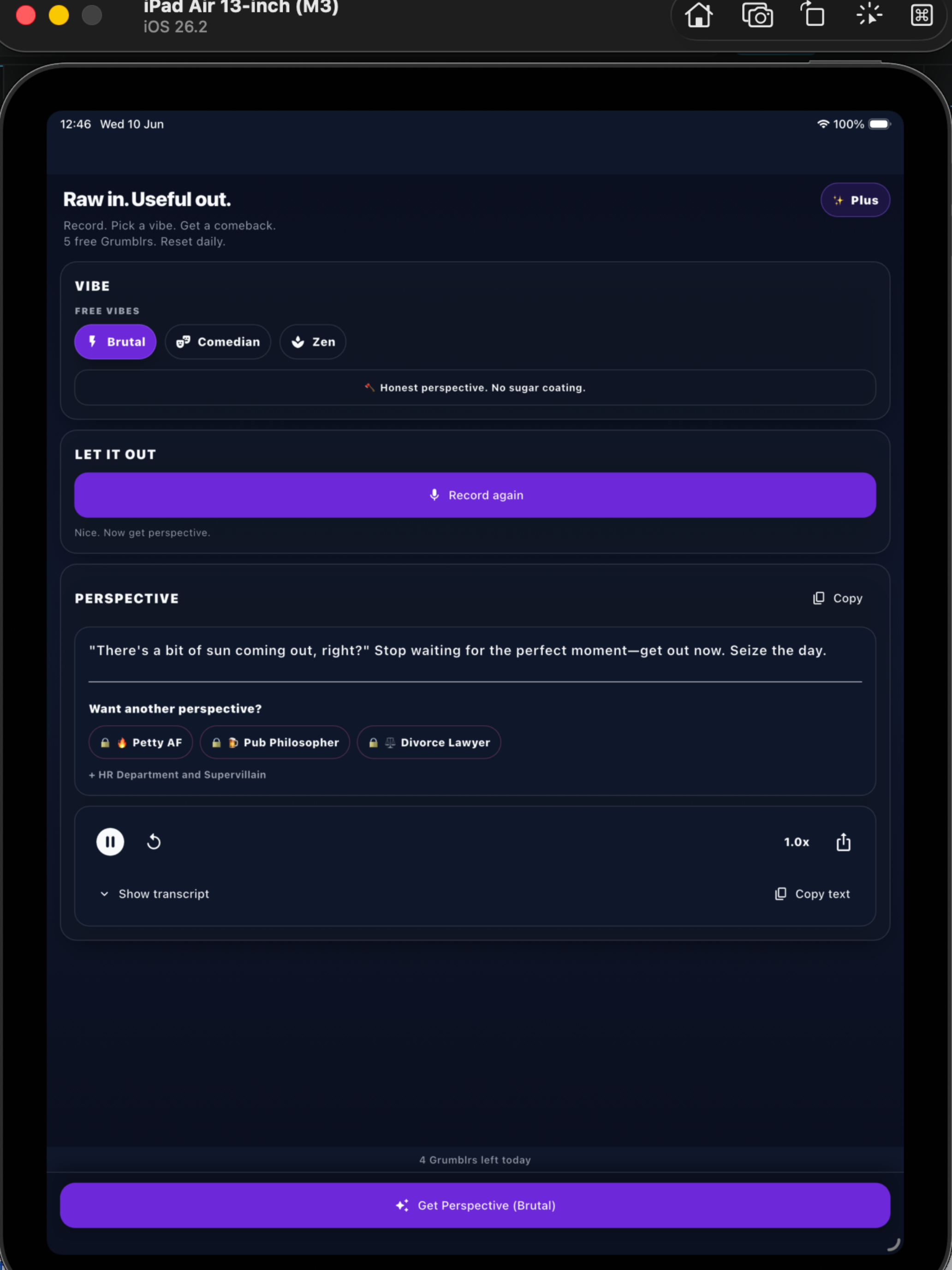 Grumblr screenshot 10