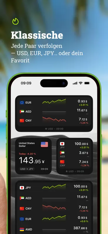 Finget: Currency Widget screenshot 3 of 6